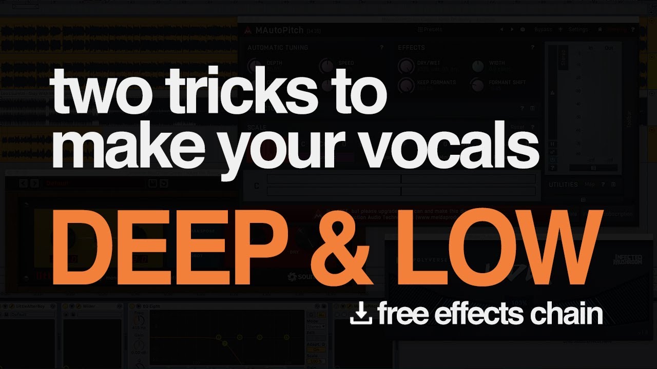 Two Tricks to make your VOCALS sound DEEP and LOW