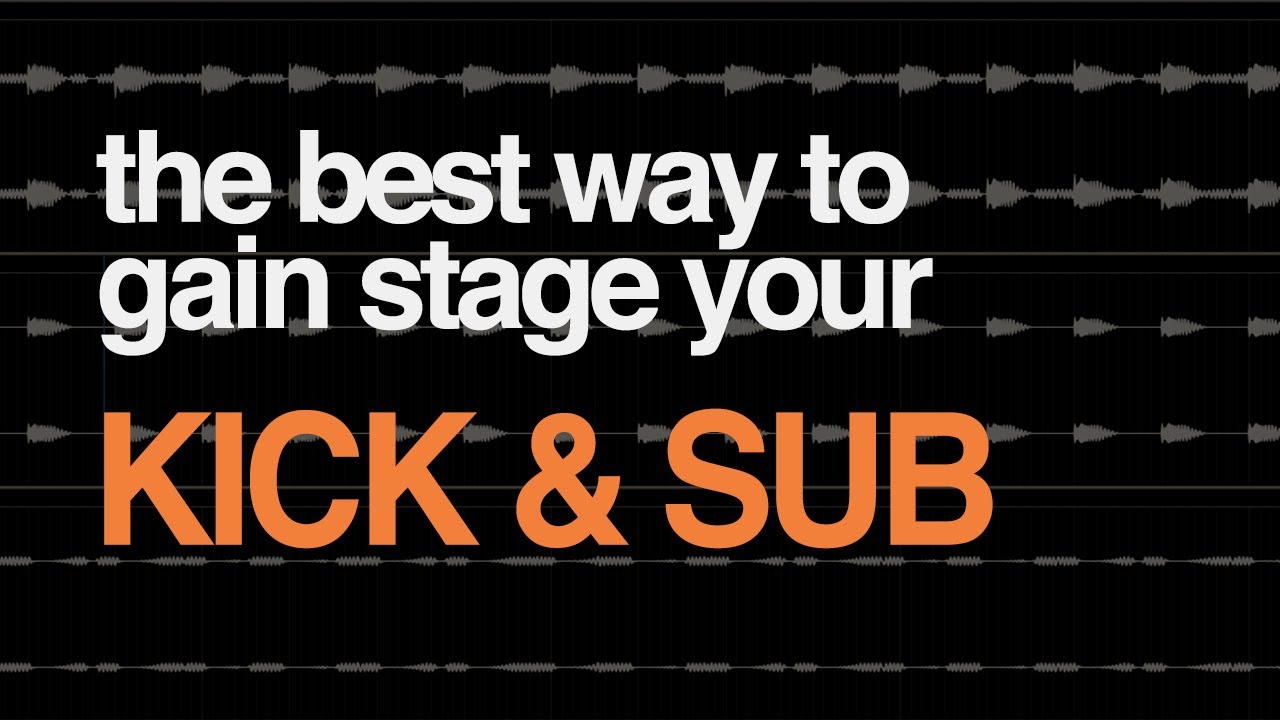 Make your KICK and SUB sound like tracks YOU LOVE with this technique.