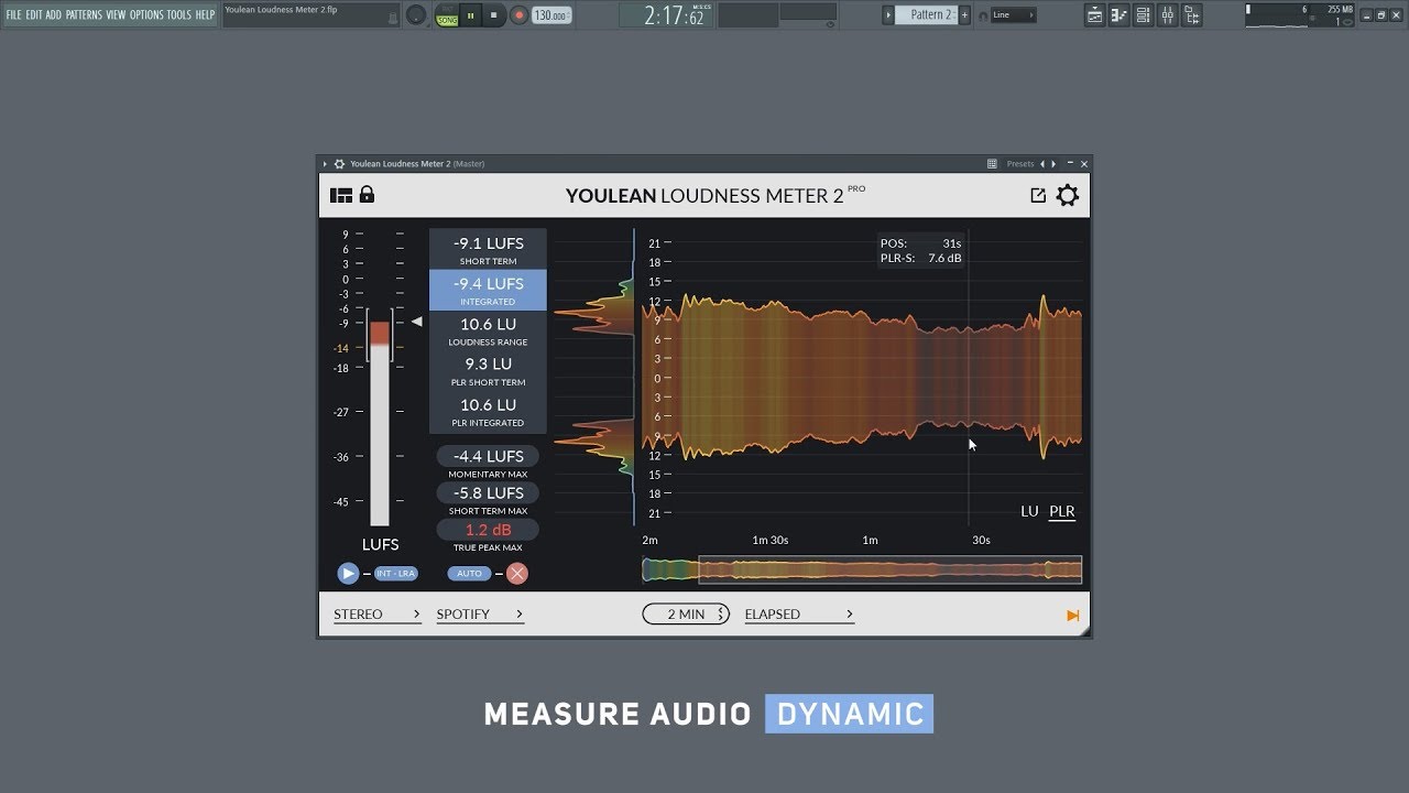 Youlean Loudness Meter 2 - VST, AU and AAX plugin