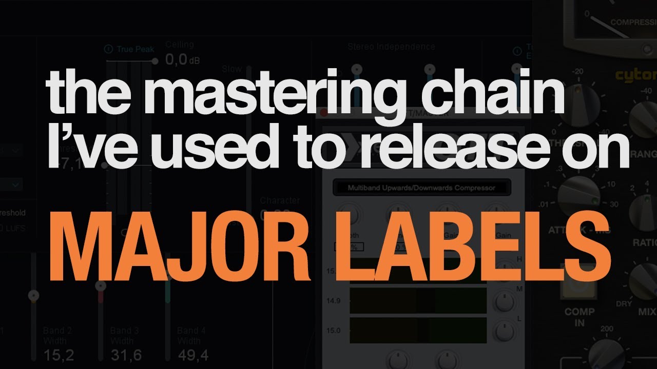 The Mastering Chain I've Used to Release on Enhanced, Armada and SONY