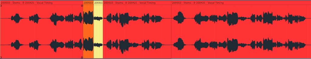 Waveform Of A Vocal
