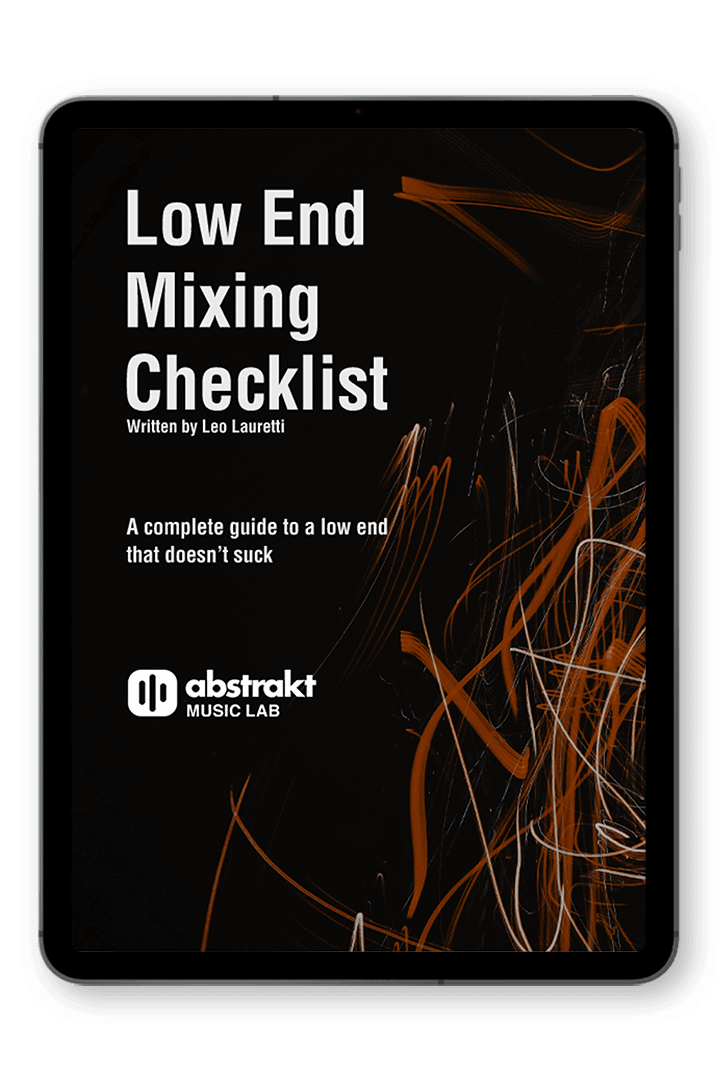 Low End Mixing Checklist