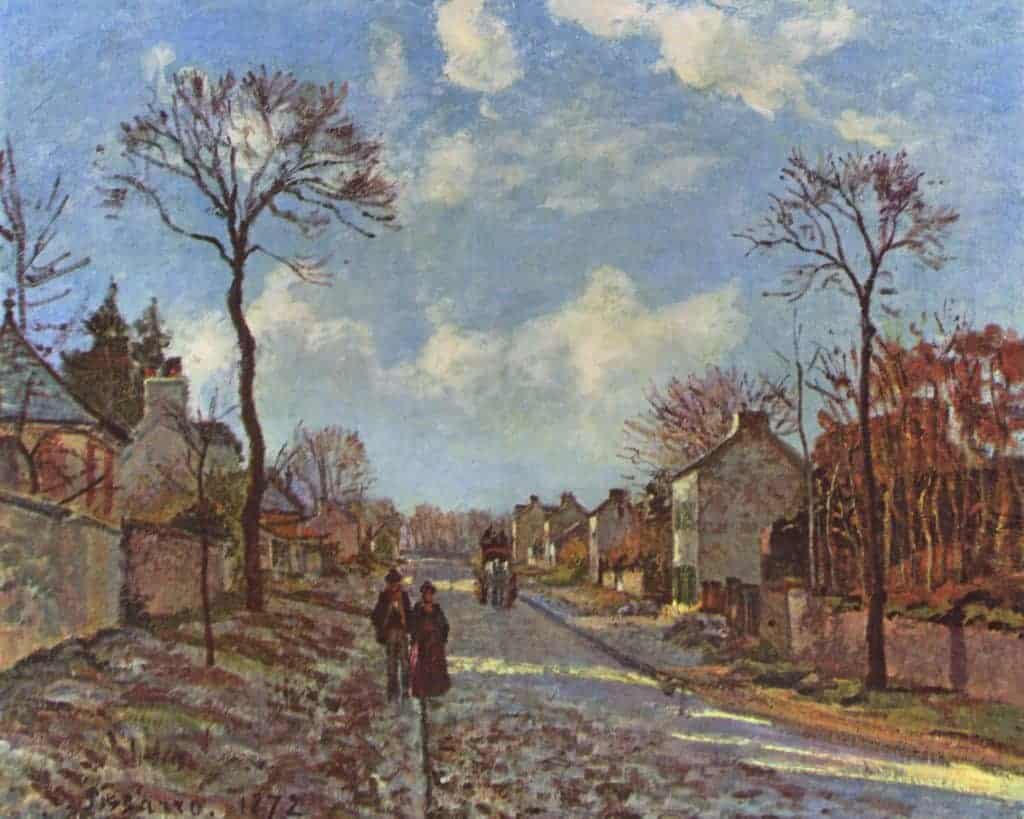 Camille Pissarro - La Route De Louveciennes